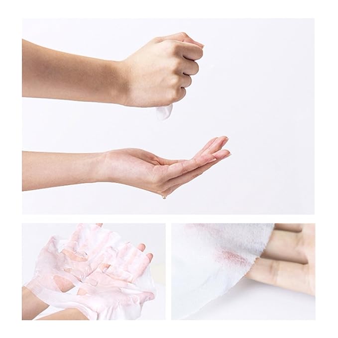 100 pcs Compressed Facial Mask Sheet Beauty DIY Disposable Mask Paper Natural Cotton Skin Care Wrapped Masks Normal Thick,Get a Small Mask Bowl, Mask Brushes