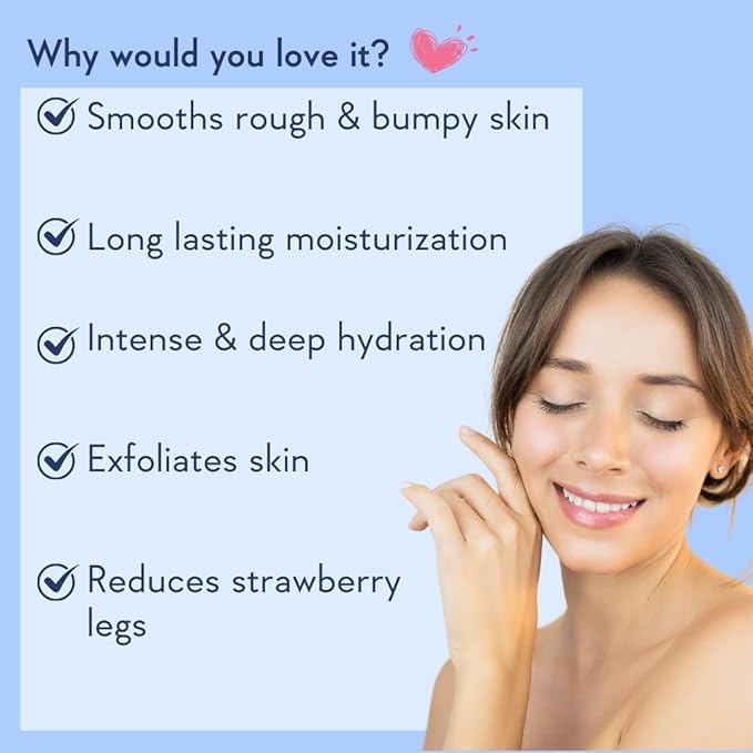 10% AHA + 1% BHA Body Lotion for Men & Women - Body lotion for dry skin - Detans, Smooths Rough & Bumpy Skin 200ml