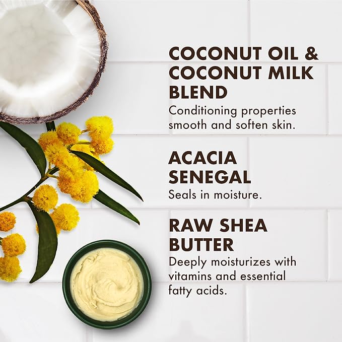 100% Virgin Coconut Oil Daily Hydration Body Lotion by Shea Moisture for Unisex - 13 oz Body Lotion